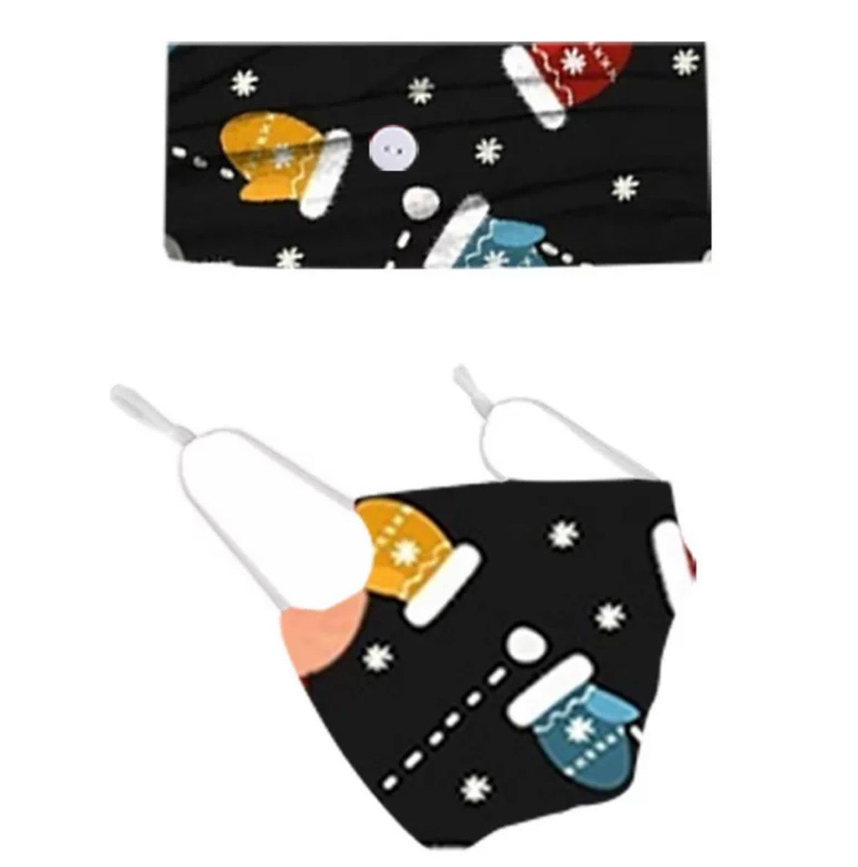 Christmas Mask & Headband Set image 0