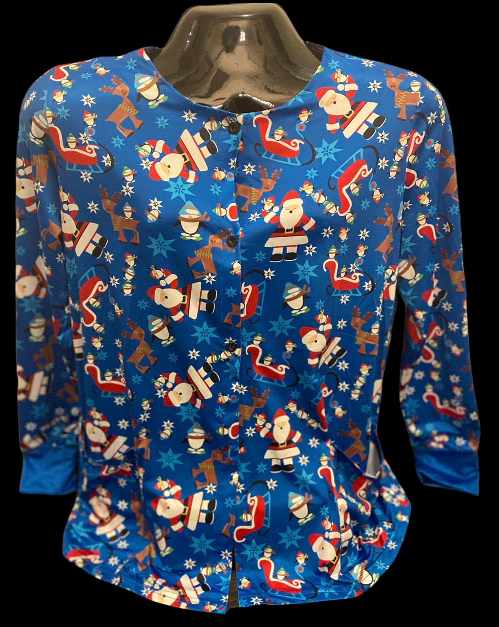 Christmas Scrub Jacket image 2