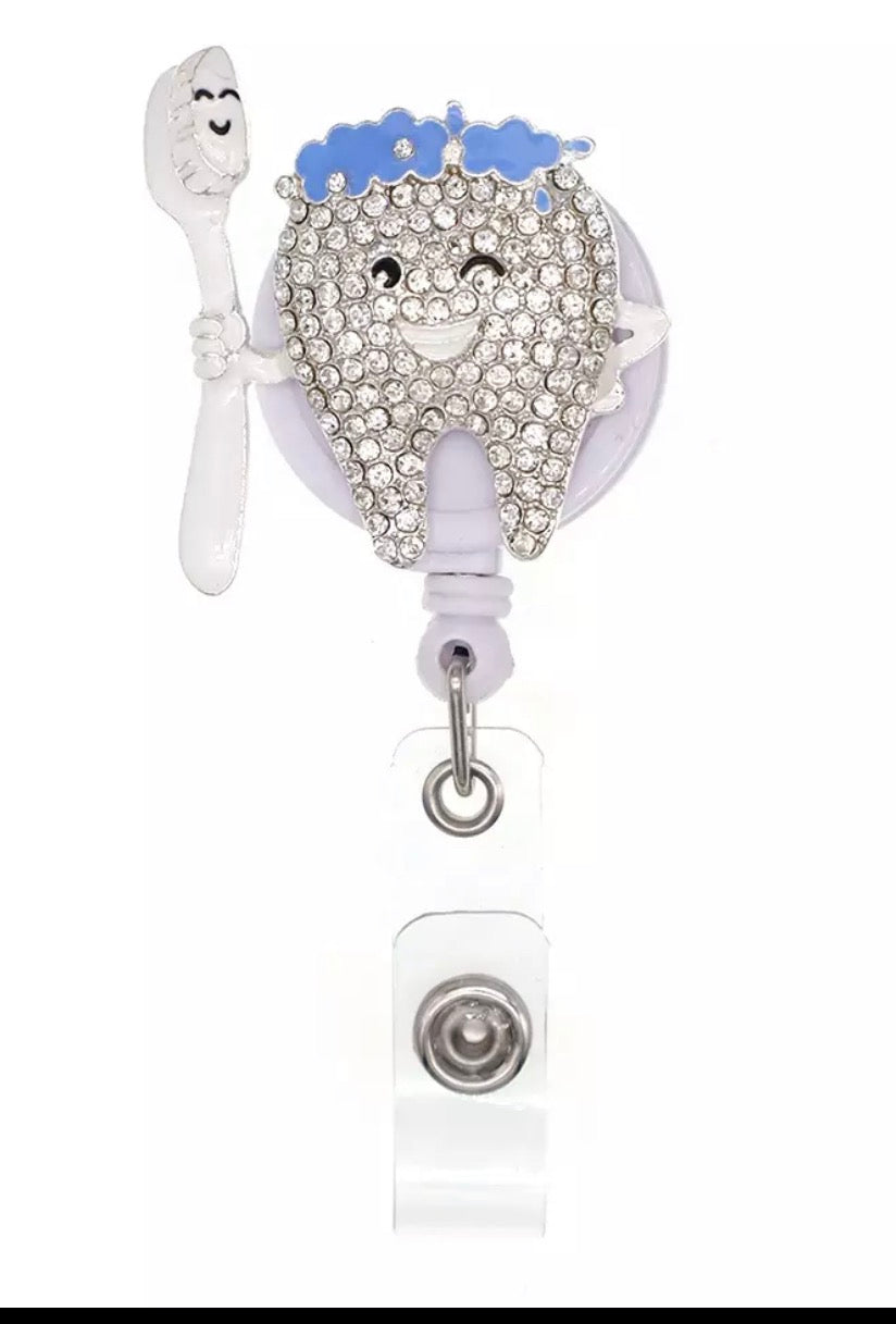 Dental ID Badge Holder - Black image 1