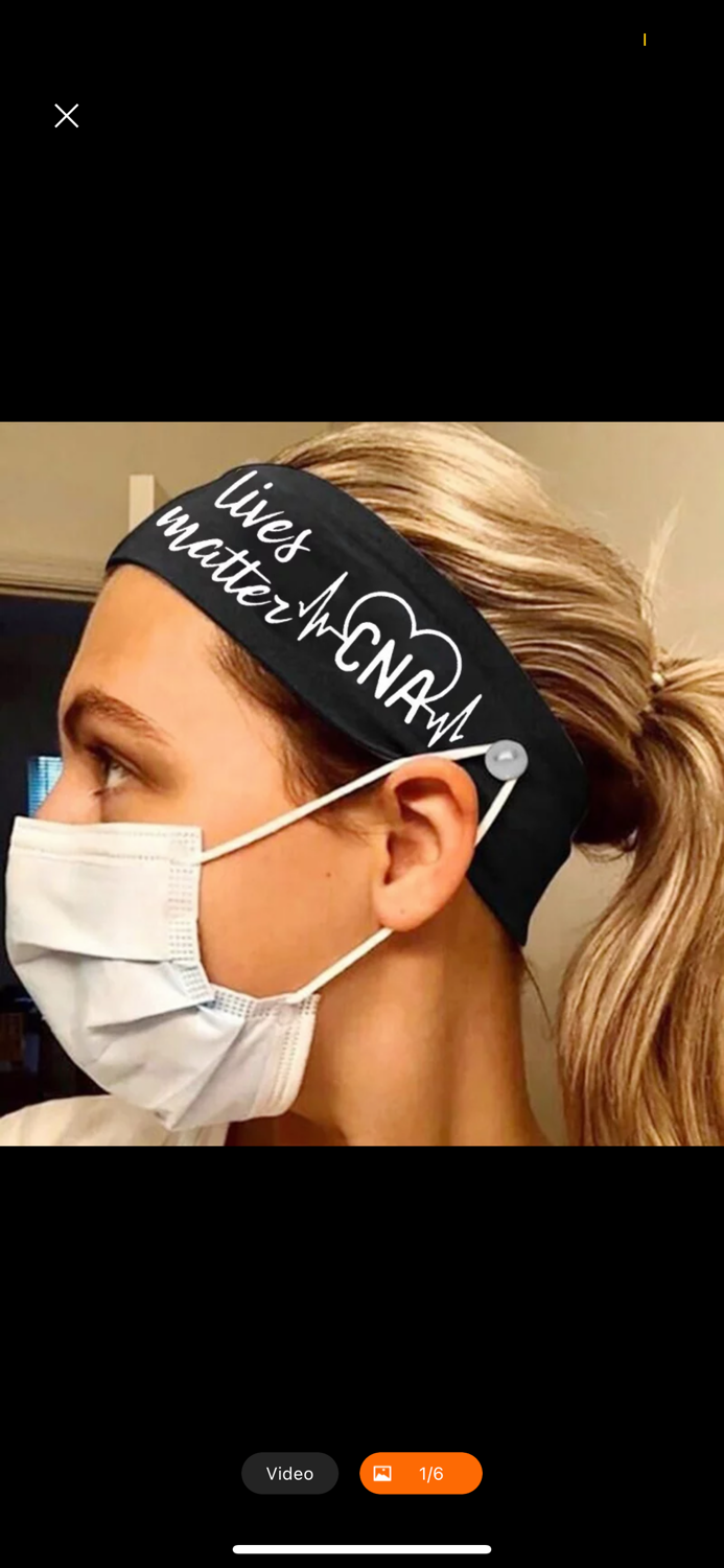 Headband w/ Button image 1