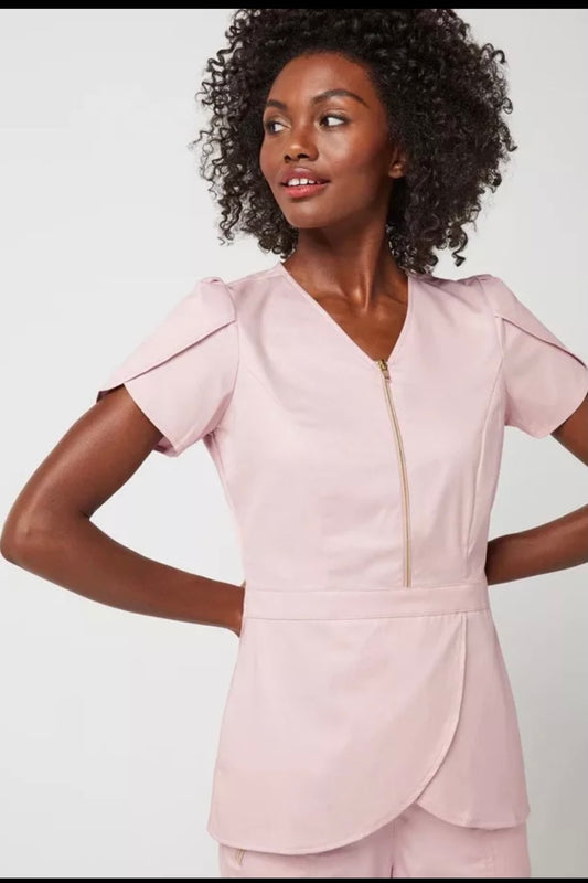 Tulip Sleeve Zip Scrub Set  image 0
