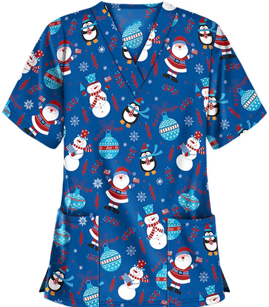 Christmas Scrub Top Shirt  image 0