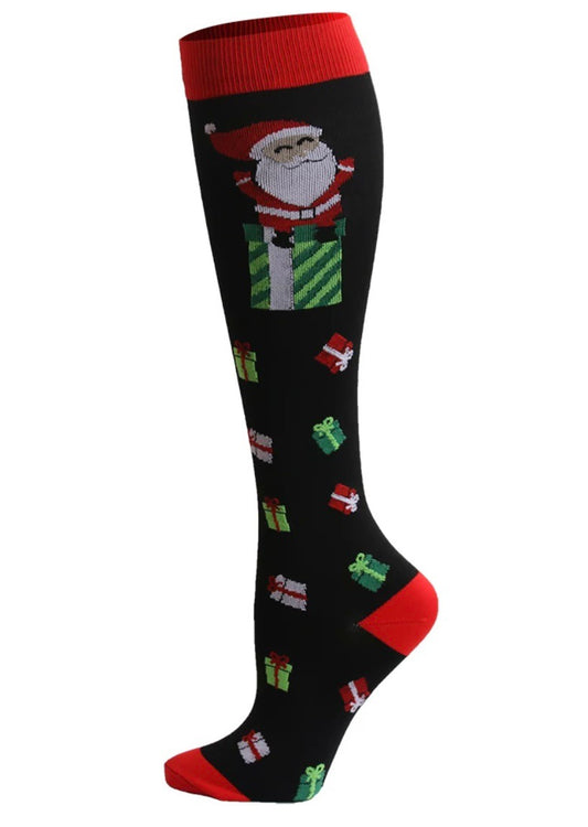 Knee High Christmas Medical Socking image 0