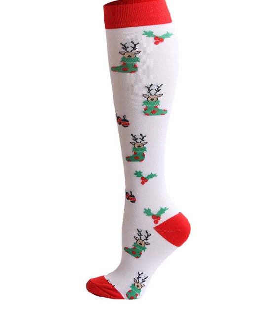 Knee High Christmas Medical Socking image 0