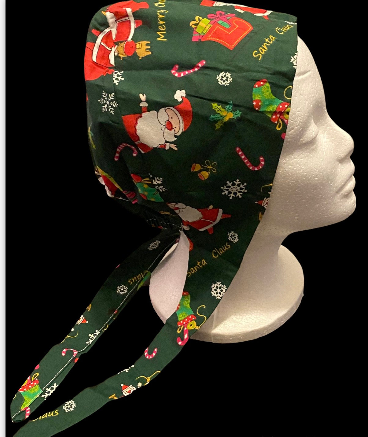 Christmas Scrub Head Cap  image 1