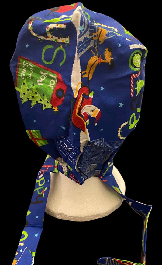 Christmas Scrub Head Cap image 0