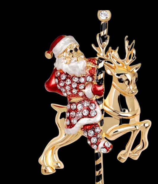 Sparkly Christmas Brooch Pins  image 0