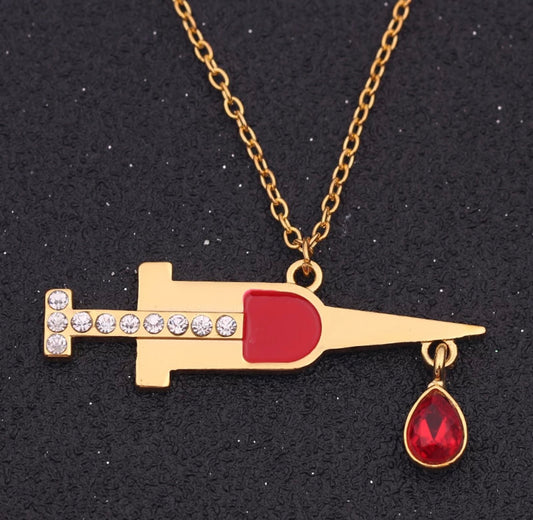 Needle Gold Necklace  image 0
