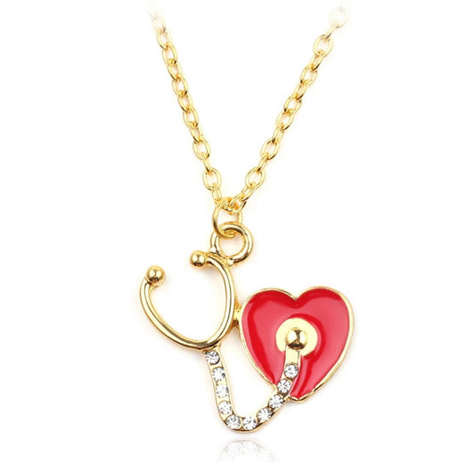 Metal Pendant Necklace - Gold  image 0