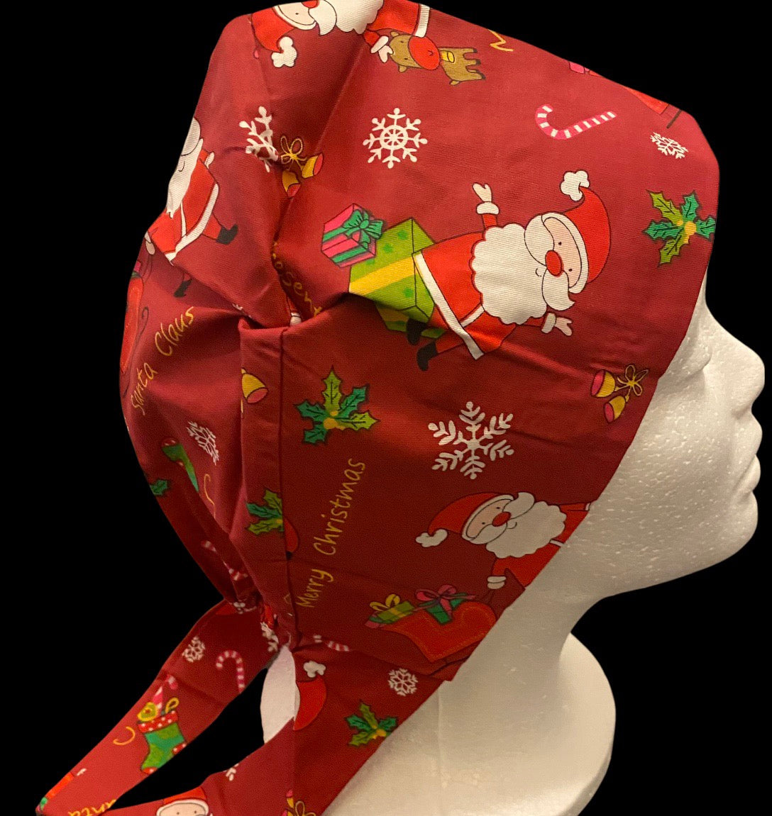 Christmas Scrub Head Cap  image 0