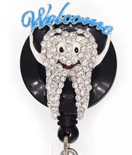 Dental ID Badge Holder - Black image 0