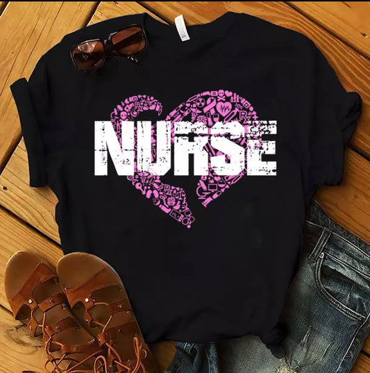 Nurse Purple Heart Tee  image 0
