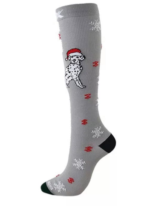 Knee High Christmas Medical Socking  image 0